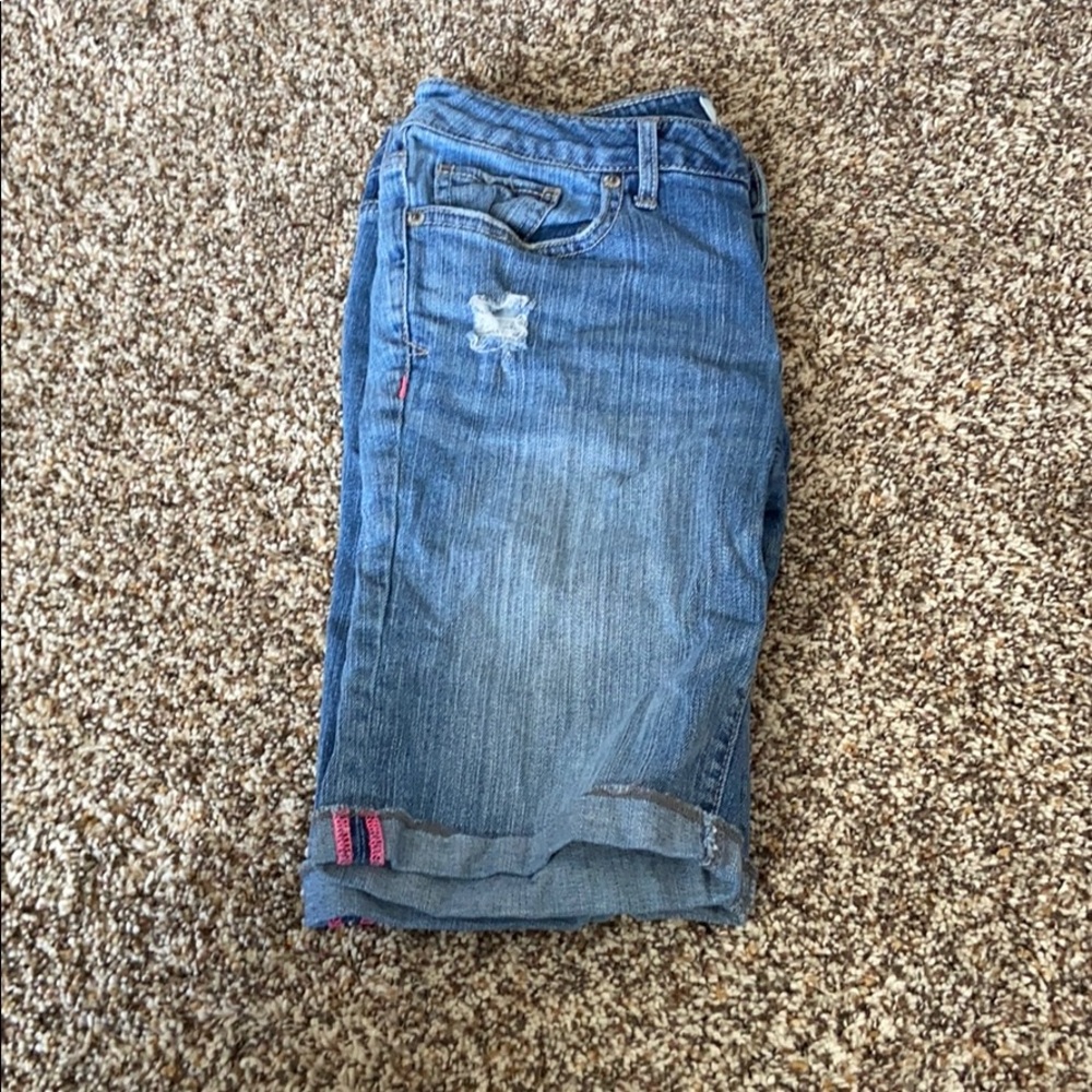 Aeropostale brand jean shorts.